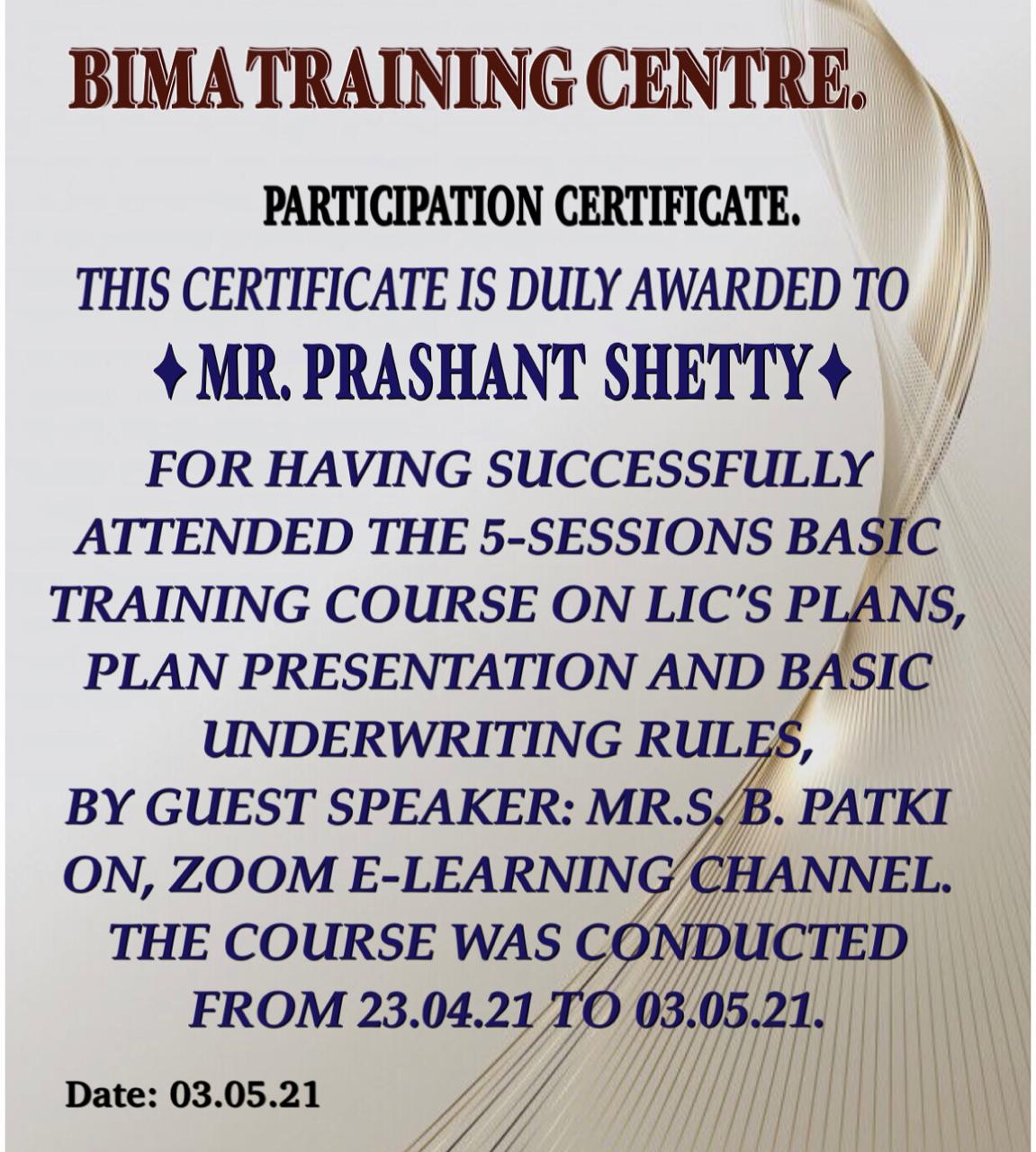 basic training certificate btc